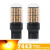 2025 Update Amber 7443 7440 T20 LED CANBUS 144SMD Car Turn Signal Light Parking Lamp BulbTurn Signal 2