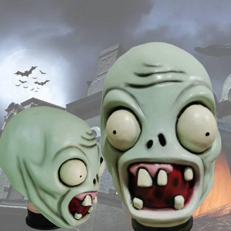 Zombies Vs Plants Pvz Mask Latex Halloween Prop Cosplay Headpiece Accessory