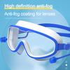 Large Frame Swimming Goggles with Earplugs for Kids High Quality Children's Antifog Swim Pool Glasses Waterproof HD Swim Eyewear