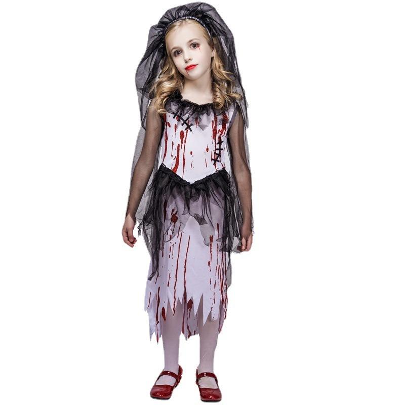 Halloween Horror Blood Stained Little Girl