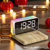 Multifunctional Wireless Charger: Bluetooth Speaker, USB Drive & Alarm Clock with Customizable Logo