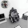 Schulrucksack trendige Marke Rucksack Herren Ins trendig cool große Kapazität Graffiti Rucksack Schüler Pendler Schulrucksack College-Studenten Reise Rucksack
