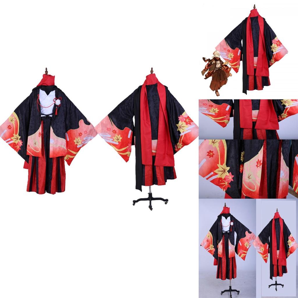 Glorious Genshin Impact Kaedehara Kazuha Cosplay Outfit For Xmas Halloween Party