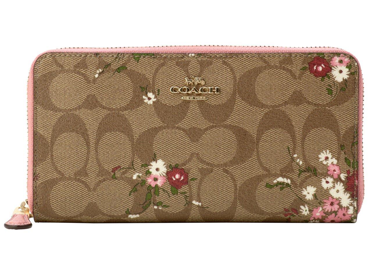 

Длинный круглый цветочный аутлет [Coach] Кошелек, кошелек, молния, узор, [предмет]