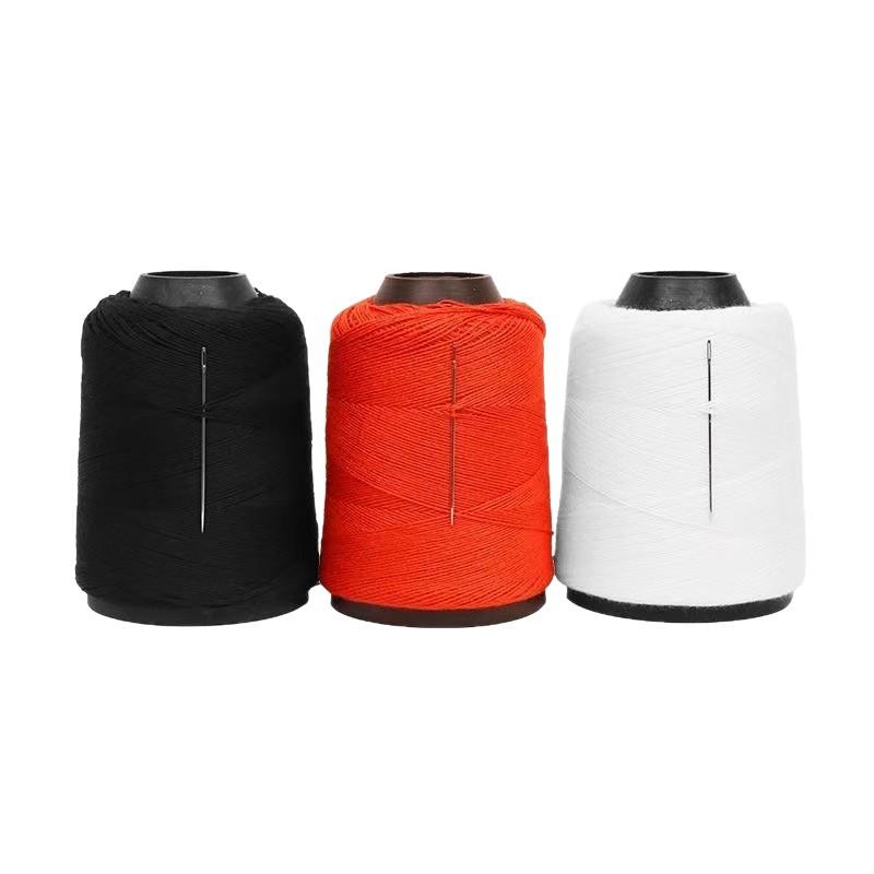 Hand-Sewn Quilt Thread: Black, White, and Red Household Sewing, Needlework, Thick Cotton & Polyester Thread