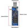 2pcs USB Buck Boost Converter 3.5V-12V to 1.2V-24V DC-DC Adjustable Step Up Step Down Power Supply Module Voltage Regulator 5V to 3.3V 9V 12V 18V 24V
