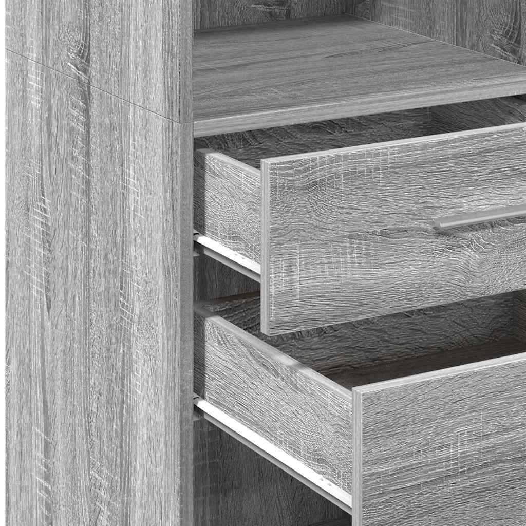 Highboard Gray Sonoma 30 x 42.5 x 124 cm Particleboard