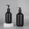 300/500ML Matte Black Liquid Soap Dispenser Refillable Shampoo Conditioner Body Lotion Container for Bathroom Supplies Hotel