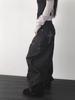 Y2K Retro High Street Hip Hop Cross Pattern Denim Pants