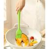 Silicon Basting Brushes, Heat Resistant Pastry Brushes, Spread Oil Butter Sauce Marinades for BBQ Grill Barbeque & Kitchen Baking (Green)
