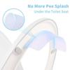 Toilet Seat Splash Guard Baffle Easy To Install Universal Portable Toilet Splash Shield Urine Splash Protector