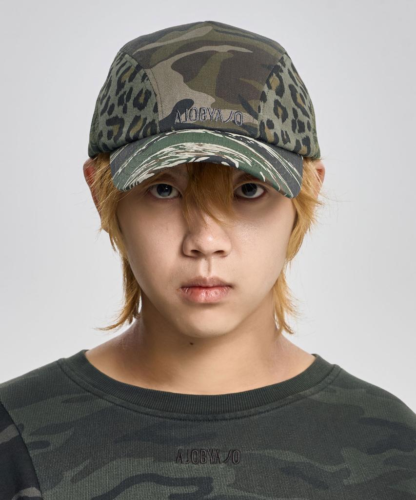 AJOBYAJO Pattern Mixed Cap [Khaki]