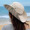 Wide Brim Women's Sun Hat Large Brimmed Mountain Climbing Hat Retro Wide Brim Bucket Hat  Ladies