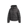 Z.N.E Black Women's Short Down Hooded Jacket DZ1508