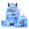 3Pcs/set Anime Demon Hunters Printed Backpack with Shoulder Bag Pengcil Case for Teenager Large Capacity Waterproof Bookbag Back To School Gift