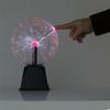 8 Inch Sound Control Magic Plasma Ball Lamp LED Night Light Atmosphere Touch Glass Plasma Light Christmas Party Decor Lighting