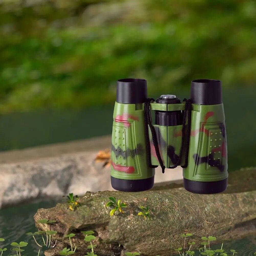 Binoclu 6x30 pentru copii Telescop în aer liber Simulare Pliabil Vânătoare în aer liber Camping Câmp de supraviețuire Joc Telescop Jucării