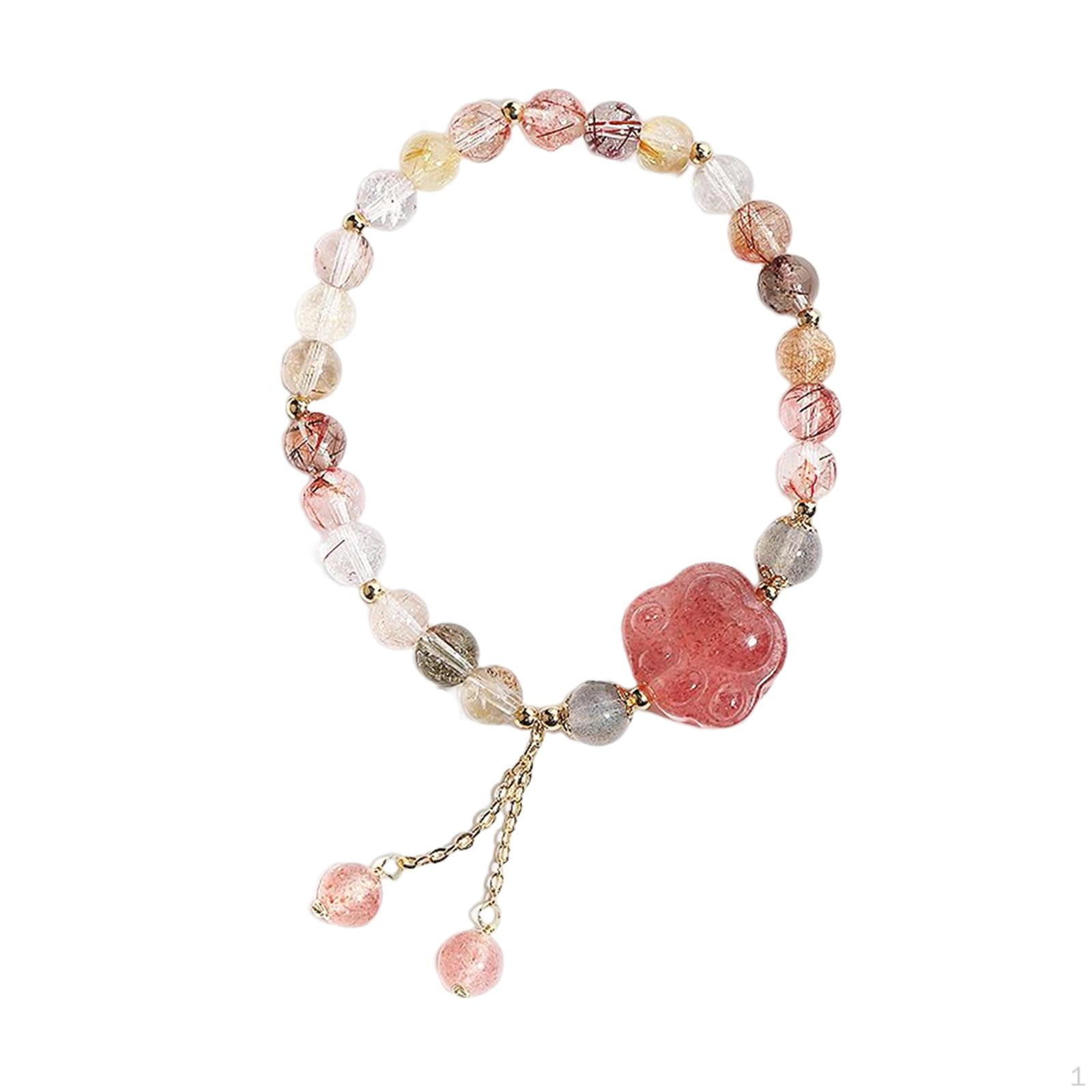 

Mix Beads Bracelets Statement Decoration Delicate Charm for Women Style A