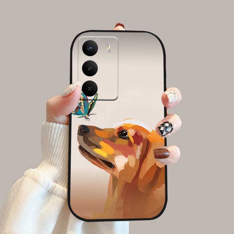 For Realme V60 Pro Case V 60 Pro Silicone Soft TPU Phone Bumper Cover For Realme 14x 5G Fashion Cute Cartoon Protective Fundas