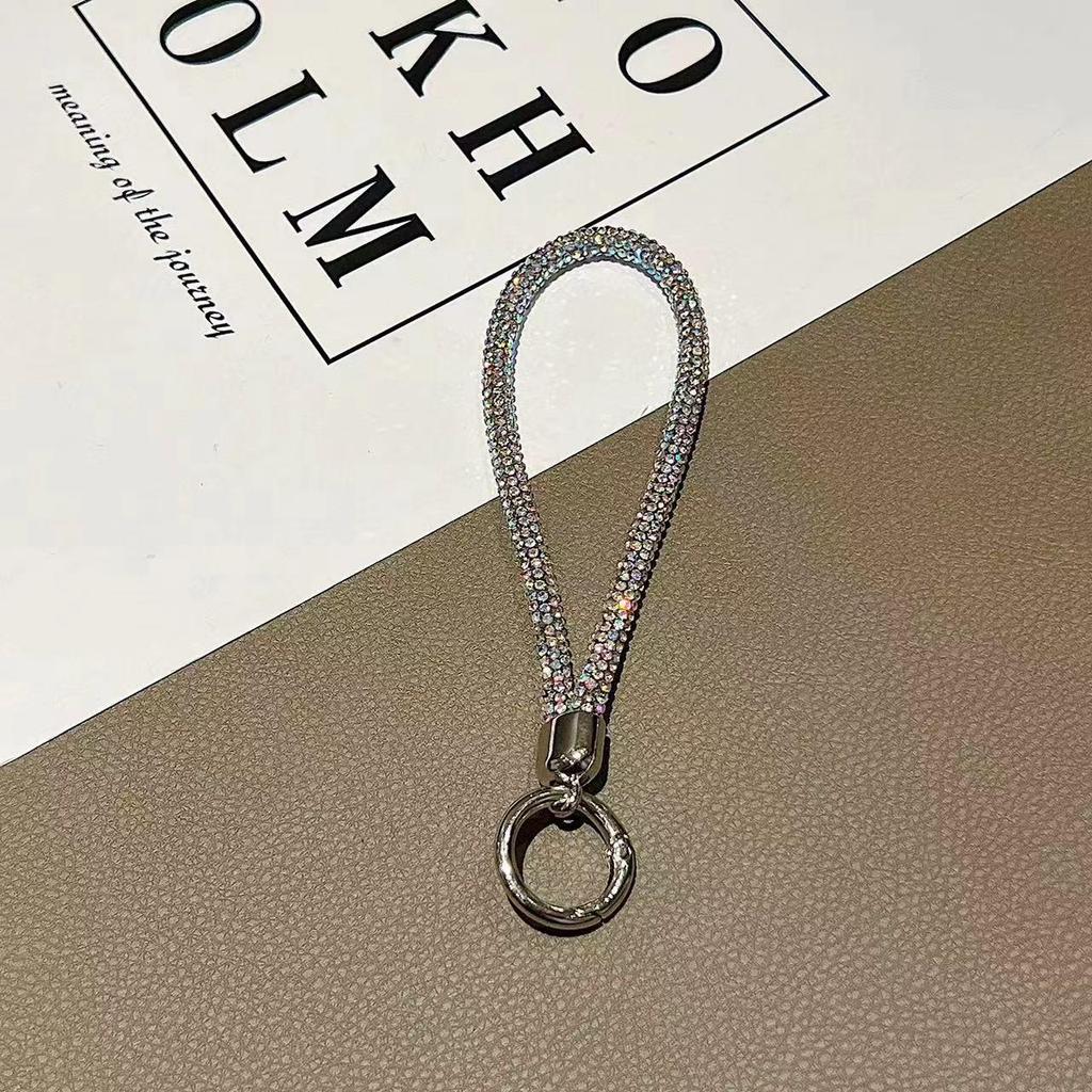 Advanced Colorful Goddess Diamond Phone Lanyard: Anti-Lost Pendant for Cases, Cameras, Water Bottles.