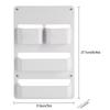 Camper RV Door Organizer Storage Box Storage Box ABS Compartment Shelf for Motorhome Caravan Van Waste Tank Hatch