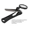 Nail Clipper Heavy Duty Portable Nail Cutter with Removable Magnifying Glass for Seniors
