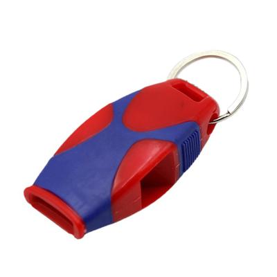 Fischietto Sportivo Senza Semi Forte Penetrazione Suono Chiaro Grande Fischietto da Arbitro per Partita di Calcio Pallacanestro Rosso