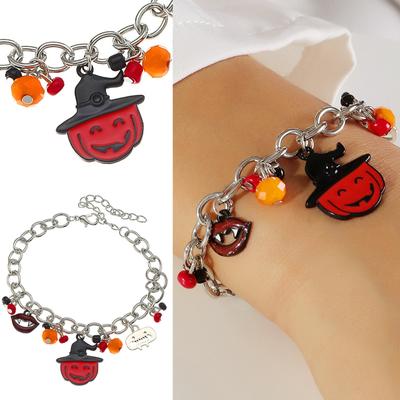 Persönlichkeit Gestapelt Wind Metall Kette Armband Halloween Armband