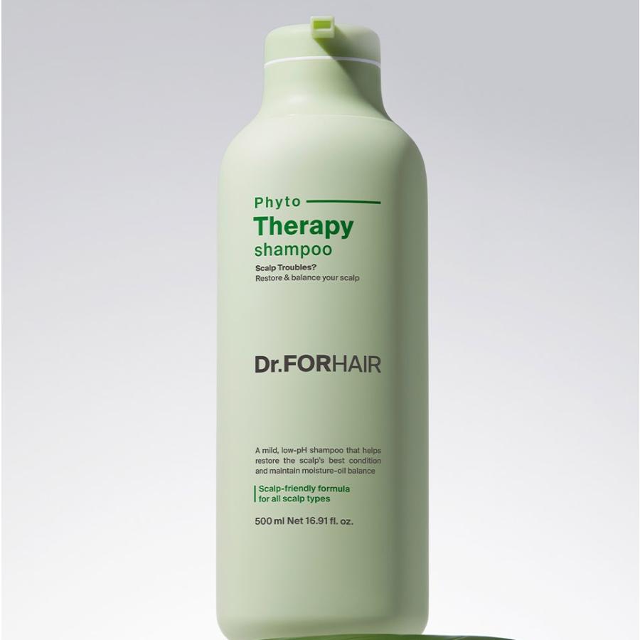 DR.FORHAIR Phyto Therapy Shampoo 500ml pH-ausgleichender Reiniger für die Kopfhaut bei empfindlicher Haut