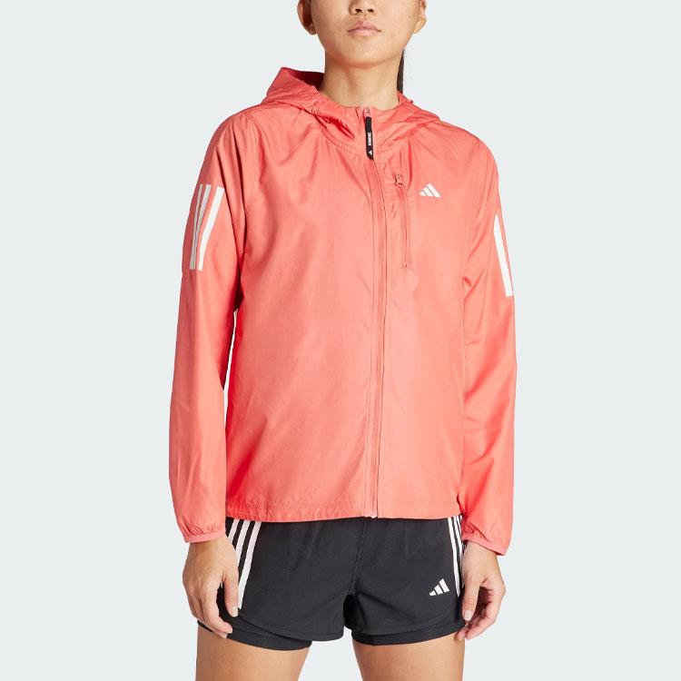 Adidas Own The Run Jacket Women Jacket Red IN1578
