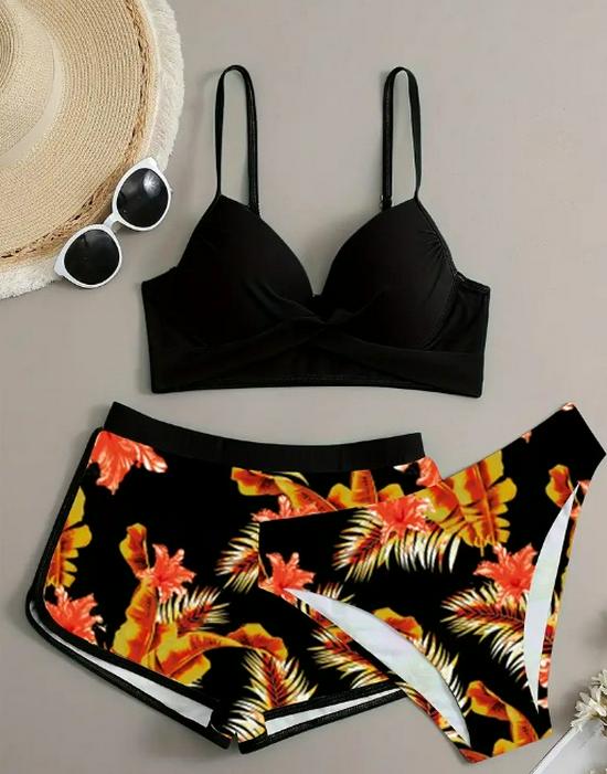 New Sexy European & American Women's Underwire Bikini Swimsuit