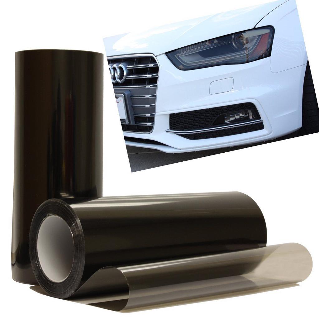 30x60cm Car Headlight Film Transpare Vinyl Self Adhesive Sticker for Car Smoke Fog Light HeadLight Taillight Colored Wrap