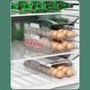 Egg Storage Box Refrigerator Preservation Rolling Egg Box Holder Drawer Type Kitchen Storage Egg Box