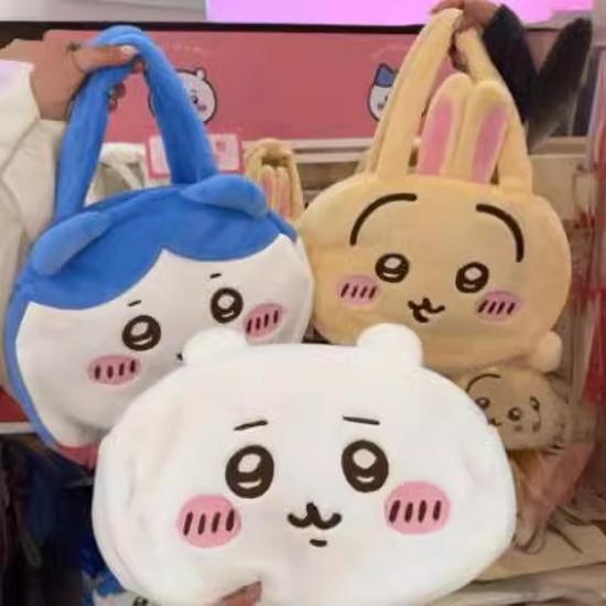Chiikawa Usagi Hachi Velká hlava Tote Bag – Roztomilý dárek Ita Bag