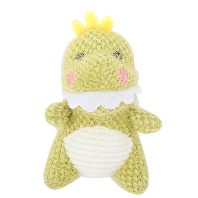 Adorable Korean Style Small Plush Dinosaur Keychain Miniature Dinosaur Stuffed Toy