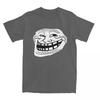 Rage Comic Trollfac T Shirt Funny Anime Hip Hop TShirts ShortSleeved Awesome Tops Summer Pure Cotton Round Neck  6XL Clothes