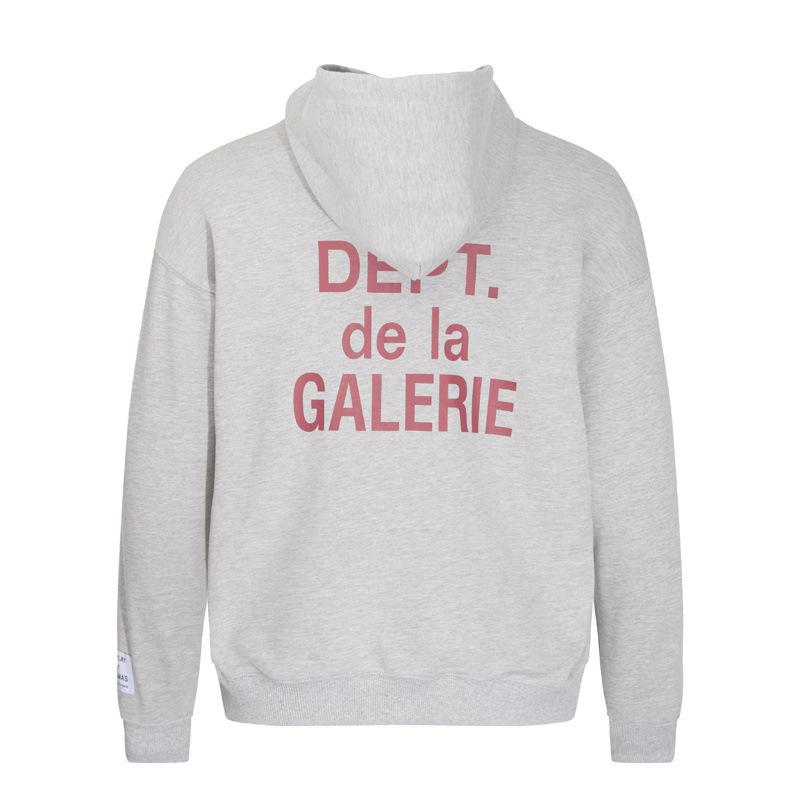 American Style Gallery Dept Logo Print Cotton Hoodie