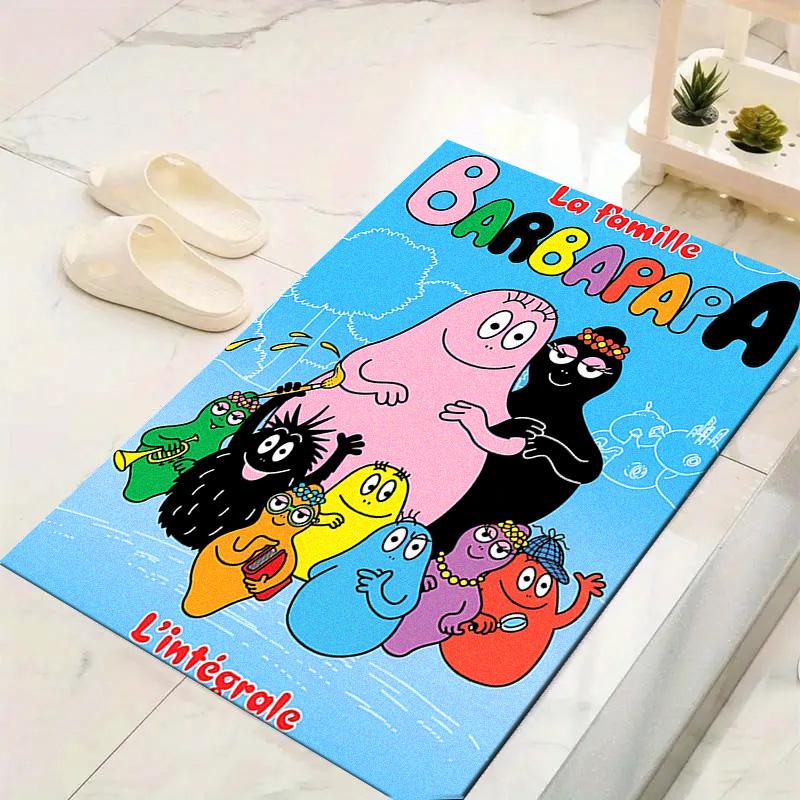 The Barbapapa family Carpet Rug for Living Room Bedroom Home Sofa Decoration,Kids play Non-slip Floor Mat