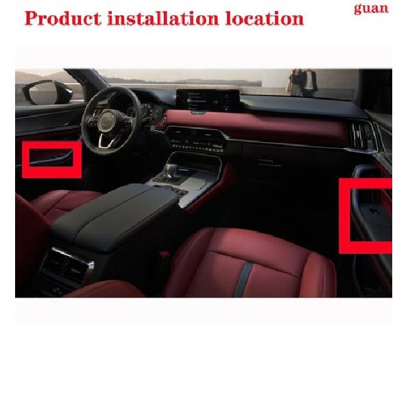 Car four door switch Decorative frame  For Mazda CX-70 2025-2026
