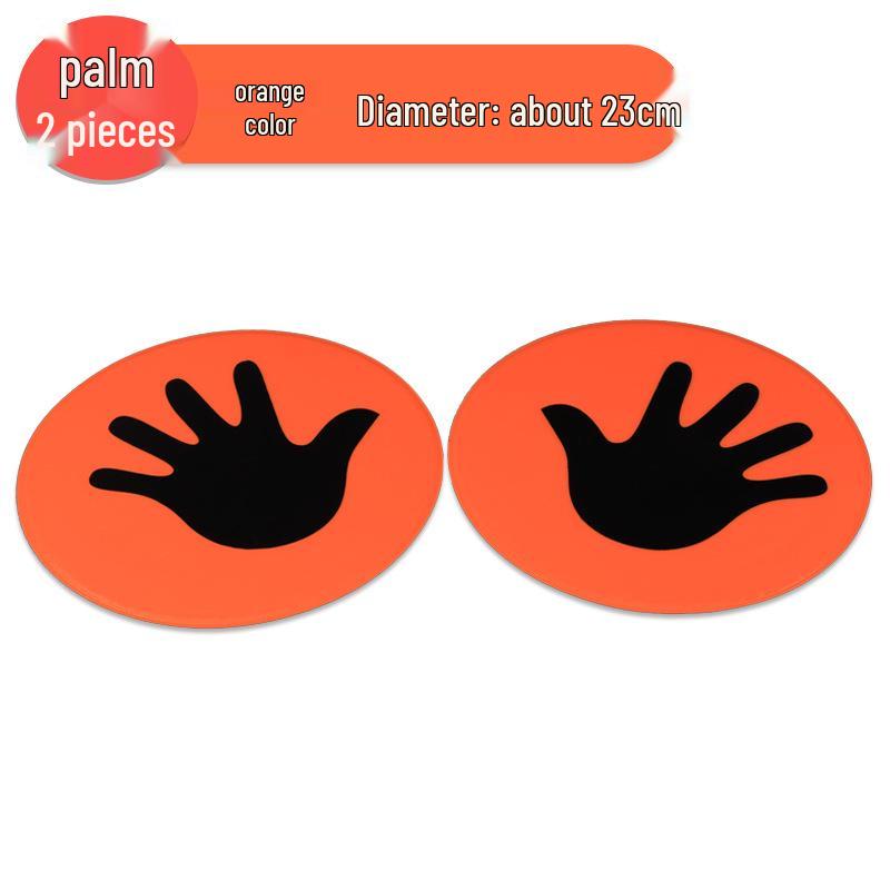 

Круглая сенсорная тренировочная подушка 23 см для детского сада - Забавная плоская маркерная дисковая подушка для ладоней и подошв