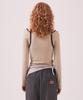 Minasu Stretch Layered T Shirt_Beige