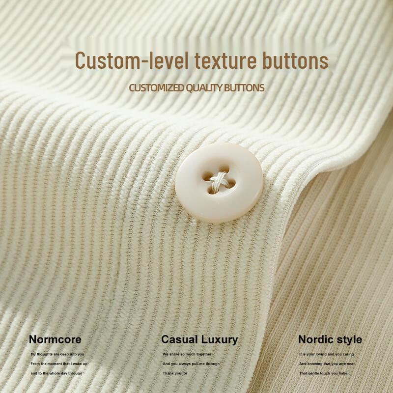 Jeanswest Men's Corduroy Long Sleeve Lapel Shirt