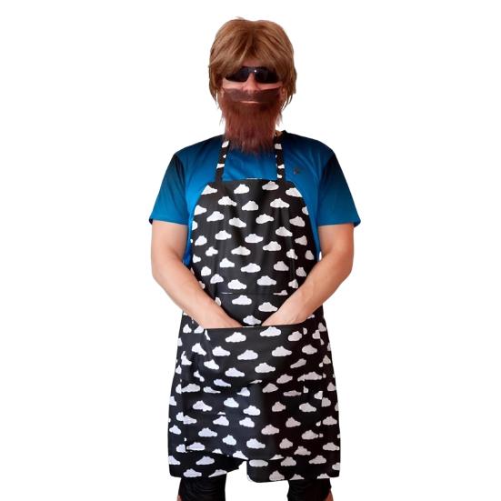 Kuchařská zástěra s žertem pro muže Kreativní překvapivá kapesní zástěra Překvapení