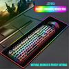 LED Gaming Mouse Pad Large Glowing LED Mousepad Antislip Rubber Base Computer Keyboard Desk Mouse Mat for Gaming
