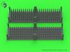 Master Model WW2 American Browning M2HB Caliber Machine Gun Ammunition Belt Links and Empty Cartridges 150 Pieces Plastic Model 1/35 .50 (12.7mm) Set,