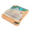 Thumb Piano Kalimba 17 Keys Portable Finger Instrument Kit Set with Tune Hammer Gift
