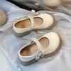Girls Leather Shoes Round Toes Kids Princess Shoes Soft Sole Comfortable 2025 Brand New Children Performance Shoes MaryJanes