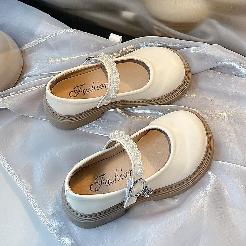 Girls Leather Shoes Round Toes Kids Princess Shoes Soft Sole Comfortable 2025 Brand New Children Performance Shoes MaryJanes