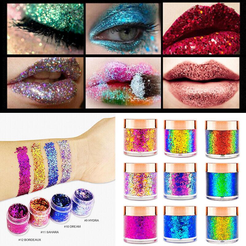 Multichrome Chameleon Eyeshadow Face Body Makeup Shining Aurora Pigment Chrome