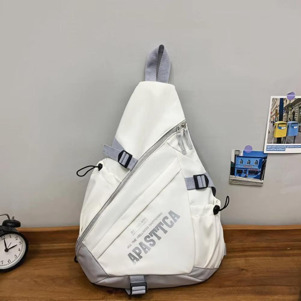 New Y2k Portable Light Nylon Crossbody Bag Trendy Rucksack Travel Shoulder Bag Casual knapsack Outdoor Sports Unisex Chest Packs